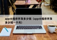 app小程序开发多少钱（app小程序开发多少钱一个月）